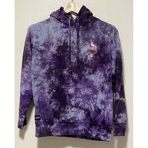 Ripndip Hoodie Sweatshirt Psychedelic Nerm Cat Tie Dye Mushroom Sz Small Purple